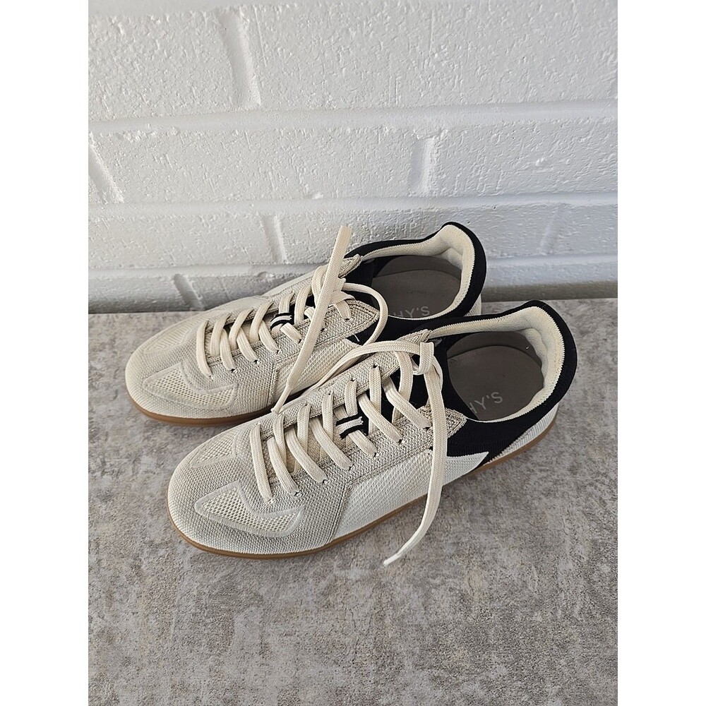 Rothy’s The RS01 Sneaker Men’s Size 8 Panther White Black Knit Casual Low Top - Picture 3 of 16